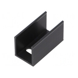 Radiator Negru Extrudat TO220 35x18x20mm 13K/W | Electronic-mag.ro | Componente Electronice