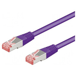 Cabl Patch S/FTP Cat6 Violet 1m