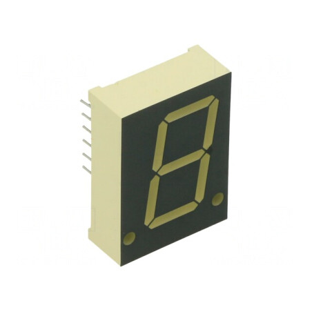 Afișaj LED cu 7 Segmente 20,32mm Galben Anod | Electronic-mag.ro | Componente Electronice