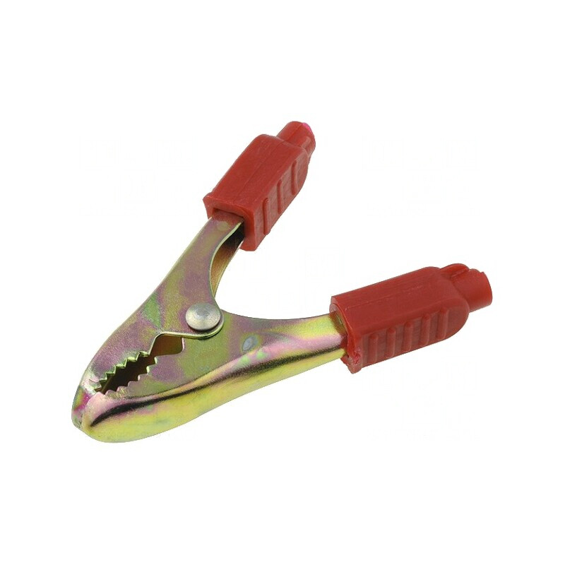 Bornă Crocodil Roșie 40A 20mm | Electronic-mag.ro | Componente Electronice