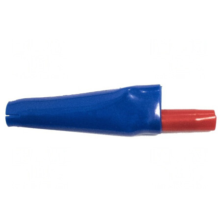 Bornă crocodil 10A albastră max. 7,9mm | Electronic-mag.ro | Componente Electronice