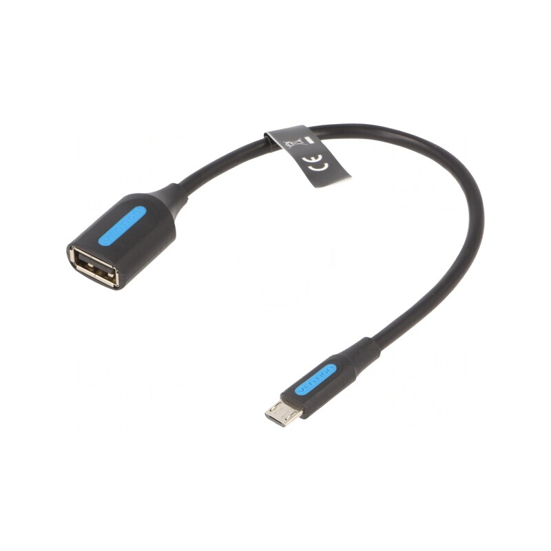 Cablu USB 2.0 A la Micro B, 0.15m | Electronic-mag.ro | Componente Electronice