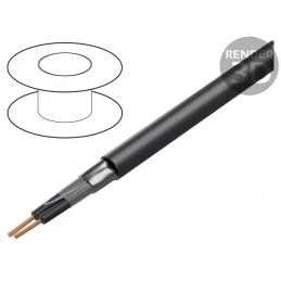 Cablu ecranat BiT 500 2x1,5mm2 Negru | Electronic-mag.ro | Componente Electronice