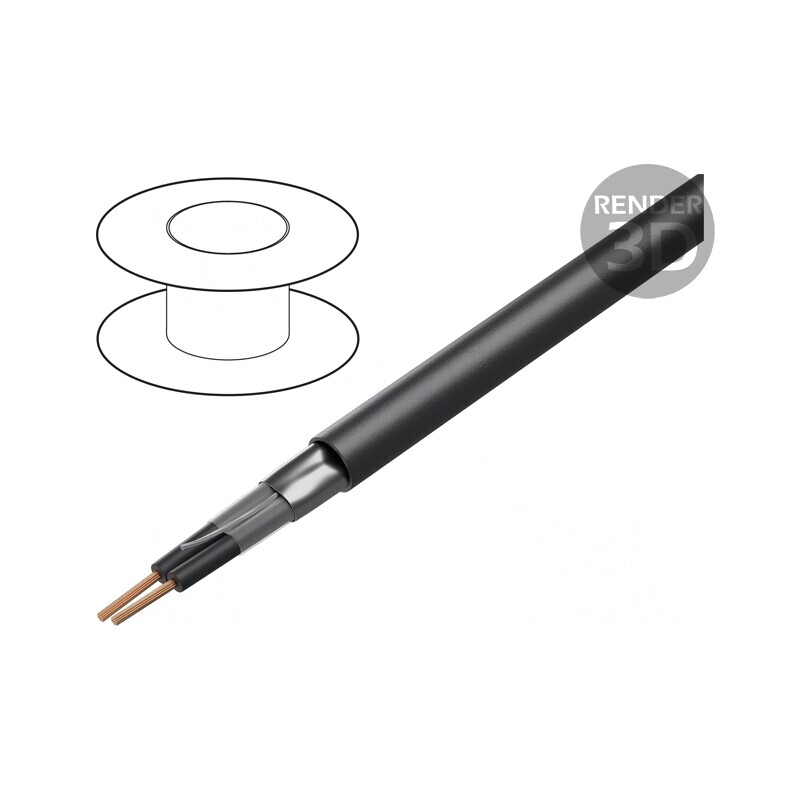 Cablu ecranat BiT 500 2x1,5mm2 Negru | Electronic-mag.ro | Componente Electronice Cablu ecranat BiT 500 2x1,5mm2 Negru | Electronic-mag.ro | Componente Electronice