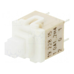 Comutator tastatură DPST alb 0,1A/32VDC | Electronic-mag.ro | Componente Electronice