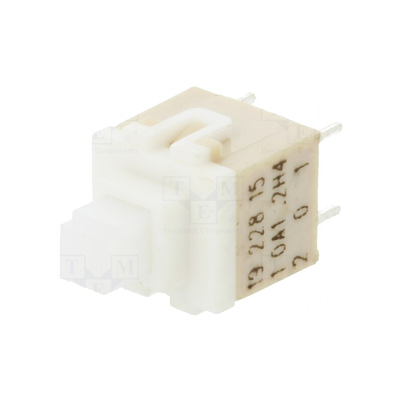 Comutator tastatură DPST alb 0,1A/32VDC | Electronic-mag.ro | Componente Electronice