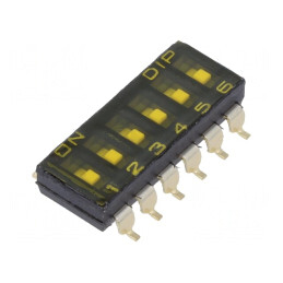 Comutator DIP-SWITCH 2 Pozitii SMD 24V | Electronic-mag.ro | Componente Electronice