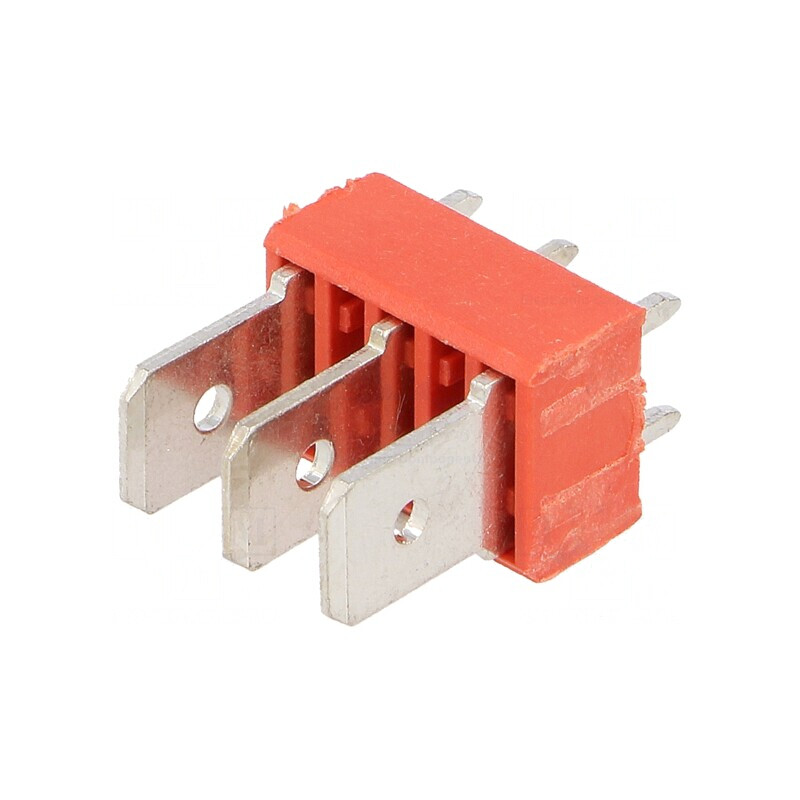 Conector Spadă 6.4mm THT Alamă Cositorit 500V | Electronic-mag.ro | Componente Electronice