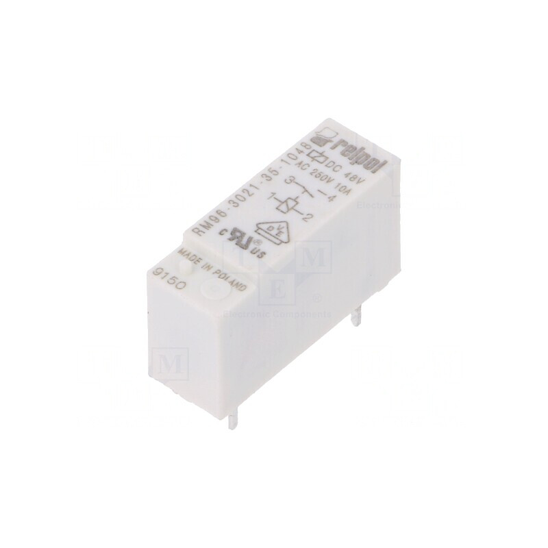 Releu Electromagnetic SPST-NO 48VDC 8A 250VAC | Electronic-mag.ro | Componente Electronice