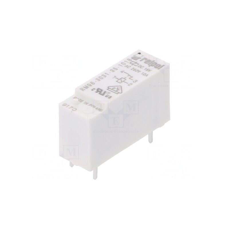 Releu electromagnetic SPST-NC 18VDC 8A 250VAC | Electronic-mag.ro | Componente Electronice