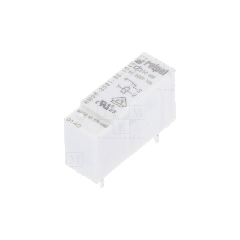 Releu Electromagnetic SPST-NC 48VDC 8A | Electronic-mag.ro | Componente Electronice