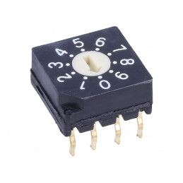 Întrerupător Codificare DEC/BCD THT 10 Poz 1000MΩ | Electronic-mag.ro | Componente Electronice