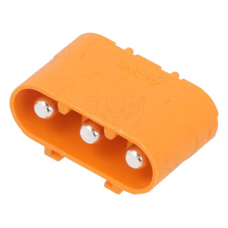 Soclu Alimentare DC pentru PCB THT Portocalie | Electronic-mag.ro | Componente Electronice