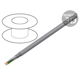 Cablu ecranat LiY-CY 8x0,14mm2 PVC