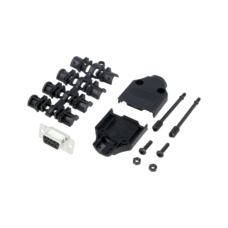 Conector D-Sub 9 pini mufă mamă pentru lipire pe cablu - Set complet | Electronic-mag.ro | Componente Electronice Conector D-Sub 9 pini mufă mamă pentru lipire pe cablu - Set complet | Electronic-mag.ro | Componente Electronice