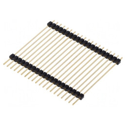 Conector pini 20 pini 2 nivele 2.54mm | Electronic-mag.ro | Componente Electronice
