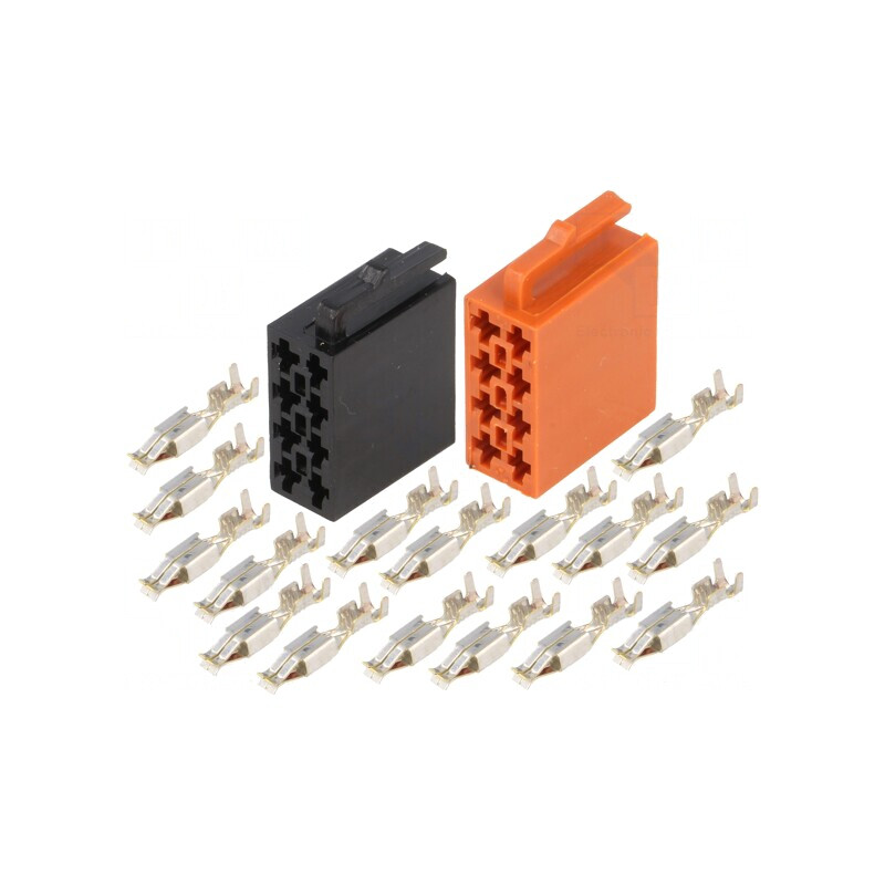 Kit mufă ISO 16 PIN | Electronic-mag.ro | Componente Electronice