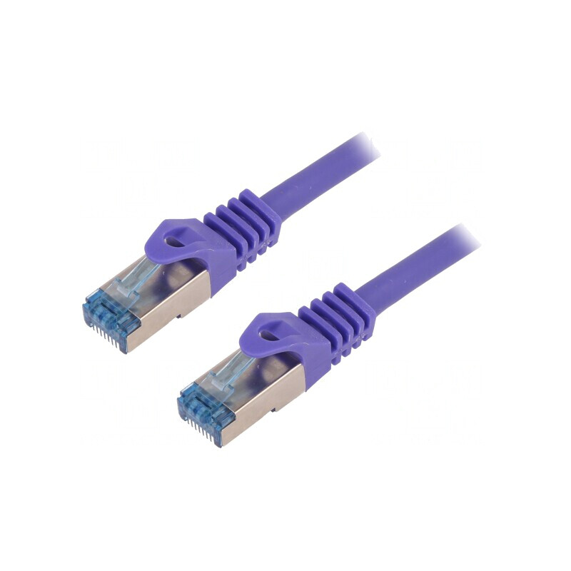 Patch cord S/FTP Cat6a LSZH Violet 0.5m | Electronic-mag.ro | Componente Electronice Patch cord S/FTP Cat6a LSZH Violet 0.5m | Electronic-mag.ro | Componente Electronice