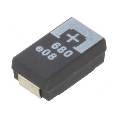 Condensator tantal-polimer 680uF 2,5V SMD | Electronic-mag.ro | Componente Electronice