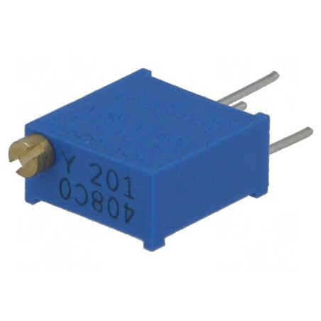 Potențiometru Multiturn 200Ω 500mW THT ±10% | Electronic-mag.ro | Componente Electronice