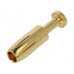 Pin mamă cupru aurit 1,5mm2 16AWG 40A | Electronic-mag.ro | Componente Electronice