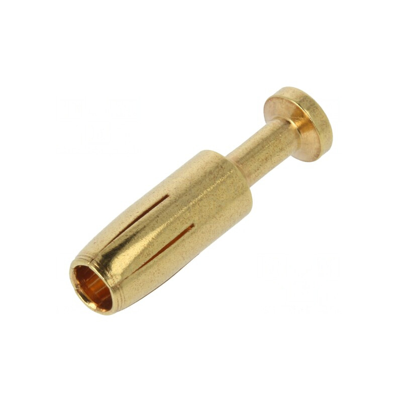 Pin mamă cupru aurit 1,5mm2 16AWG 40A | Electronic-mag.ro | Componente Electronice
