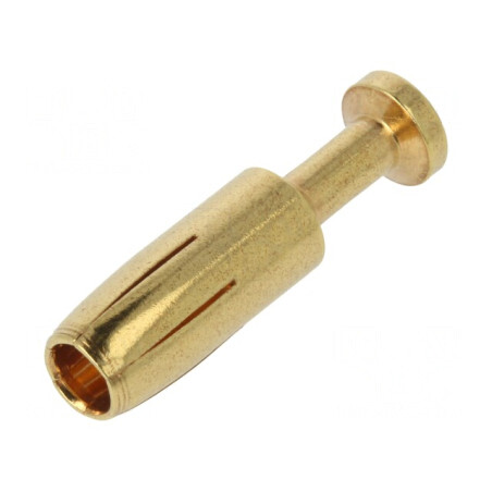 Pin mamă cupru aurit 1,5mm2 16AWG 40A | Electronic-mag.ro | Componente Electronice
