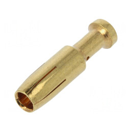 Pin Mamă Cupru Aurit 4mm2 Crimpat 40A | Electronic-mag.ro | Componente Electronice