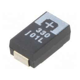 Condensator tantal-polimer 330uF 6.3V SMD | Electronic-mag.ro | Componente Electronice