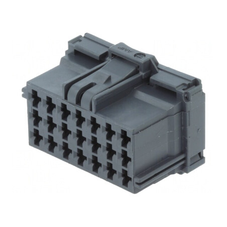 Conector Automotive MCP 2.8 Mamă Mufă pe Cablu 21 PIN Gri | Electronic-mag.ro | Componente Electronice