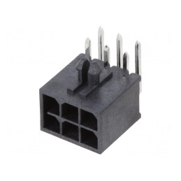 Soclu cablu-placă Micro-Fit 3mm 6 pini cu contacte | Electronic-mag.ro | Componente Electronice