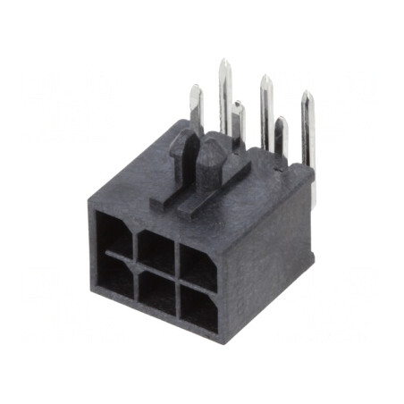 Soclu cablu-placă Micro-Fit 3mm 6 pini cu contacte | Electronic-mag.ro | Componente Electronice