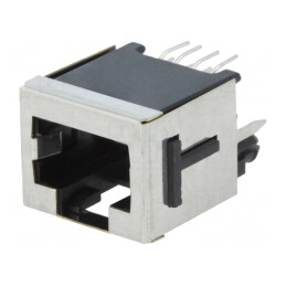 'Conector Modular Jack 8/8 ecranat' | Electronic-mag.ro | Componente Electronice