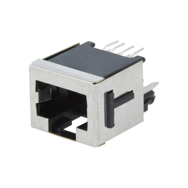 'Conector Modular Jack 8/8 ecranat' | Electronic-mag.ro | Componente Electronice