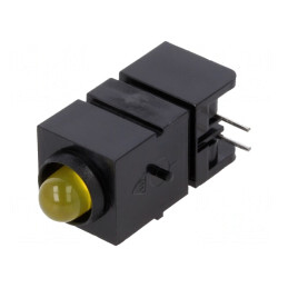 LED Galben 5mm 20mA 60° 15-30mcd | Electronic-mag.ro | Componente Electronice