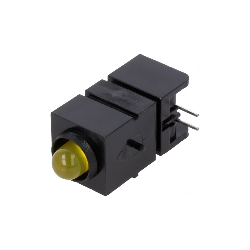 LED Galben 5mm 20mA 60° 15-30mcd | Electronic-mag.ro | Componente Electronice