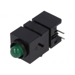 LED Verde 5mm 20mA 60°