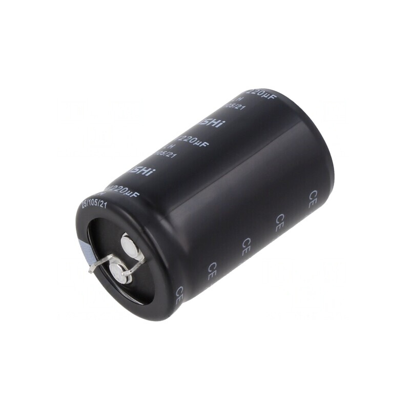 Condensator Electrolitic SNAP-IN 220uF 450V 25x40mm | Electronic-mag.ro | Componente Electronice
