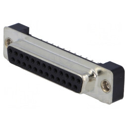 Conector D-Sub 25-Pini Soclu Mamă THT 5A | Electronic-mag.ro | Componente Electronice