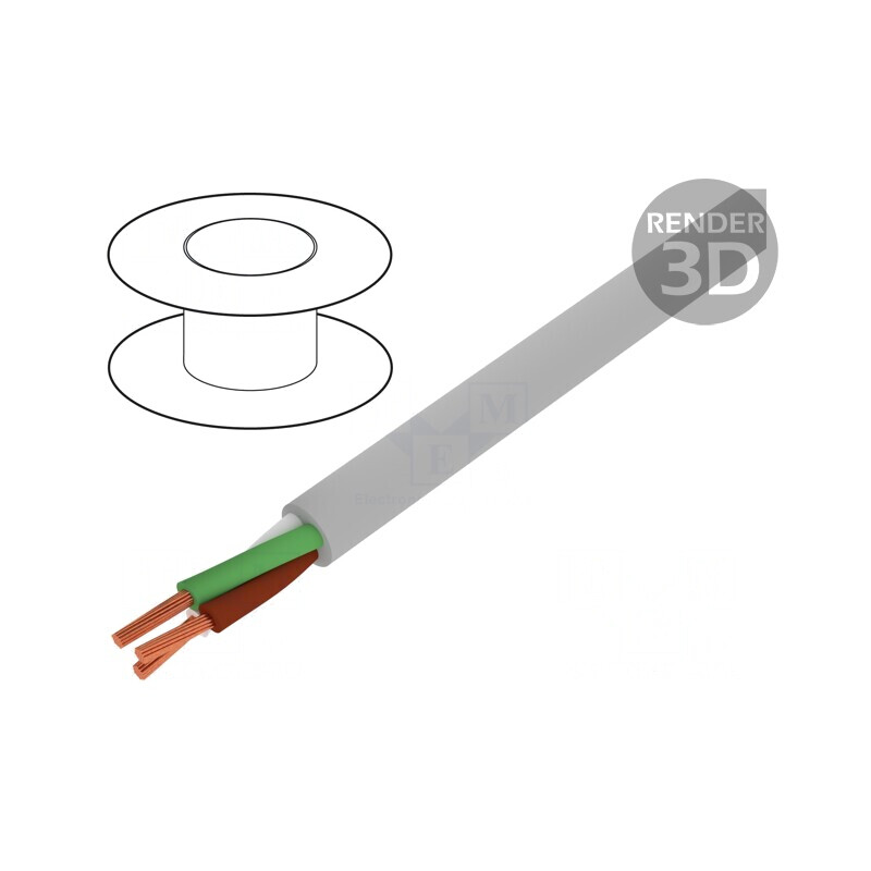 Cablu electric neecranat BiT LiYY 3x1,5mm2 gri 300V | Electronic-mag.ro | Componente Electronice Cablu electric neecranat BiT LiYY 3x1,5mm2 gri 300V | Electronic-mag.ro | Componente Electronice