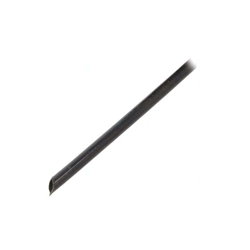 Manșon Electroizolant Fibră de Sticlă Neagră 20-155°C | Electronic-mag.ro | Componente Electronice
