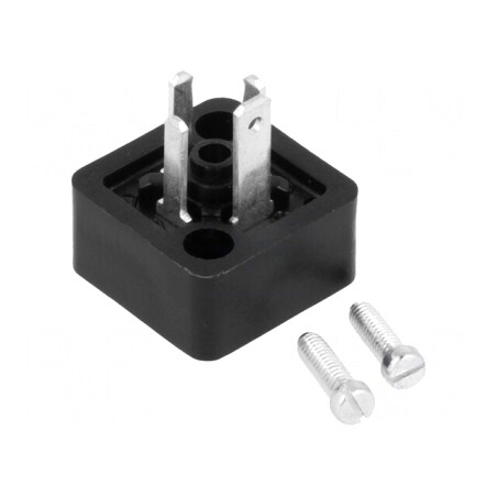 Conector cu Valvă Soclu Format C 8mm 4 PIN Drept 6A | Electronic-mag.ro | Componente Electronice