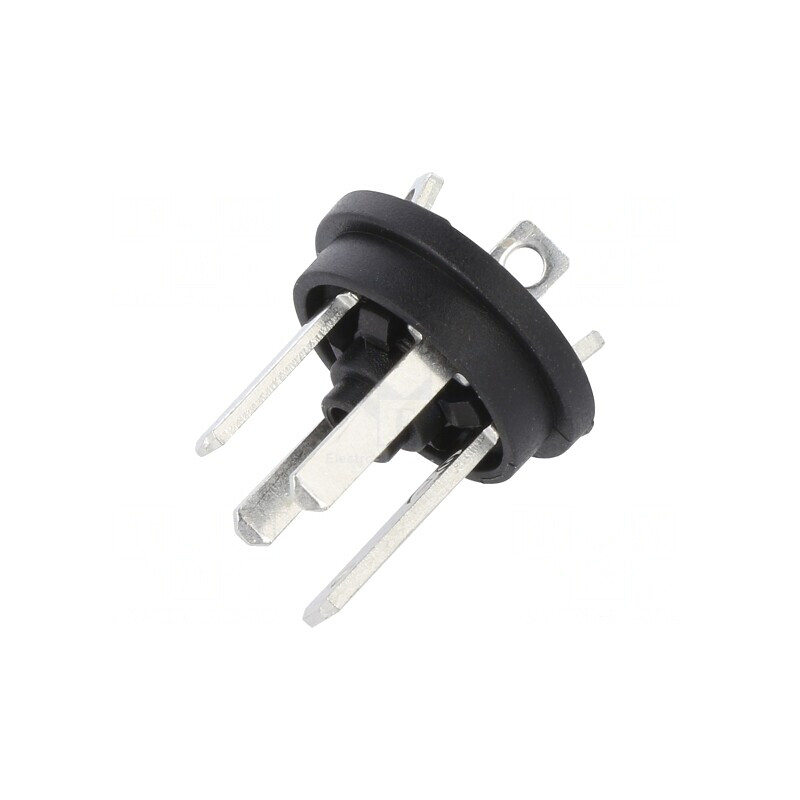 Conector Valvă Soclu C 8mm 4 Pin 6A | Electronic-mag.ro | Componente Electronice