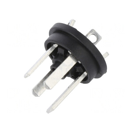 Conector Valvă Soclu C 8mm 4 Pin 6A | Electronic-mag.ro | Componente Electronice