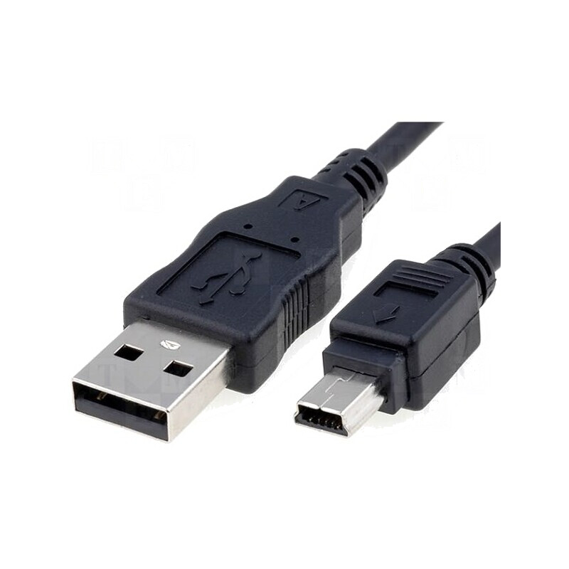 Cablu USB 2.0 USB A la USB B Mini 1.5m Negru pentru Canon | Electronic-mag.ro | Componente Electronice Cablu USB 2.0 USB A la USB B Mini 1.5m Negru pentru Canon | Electronic-mag.ro | Componente Electronice