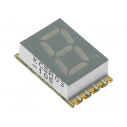 Afișaj LED 7 Segmente 7,62mm Roșu | Electronic-mag.ro | Componente Electronice