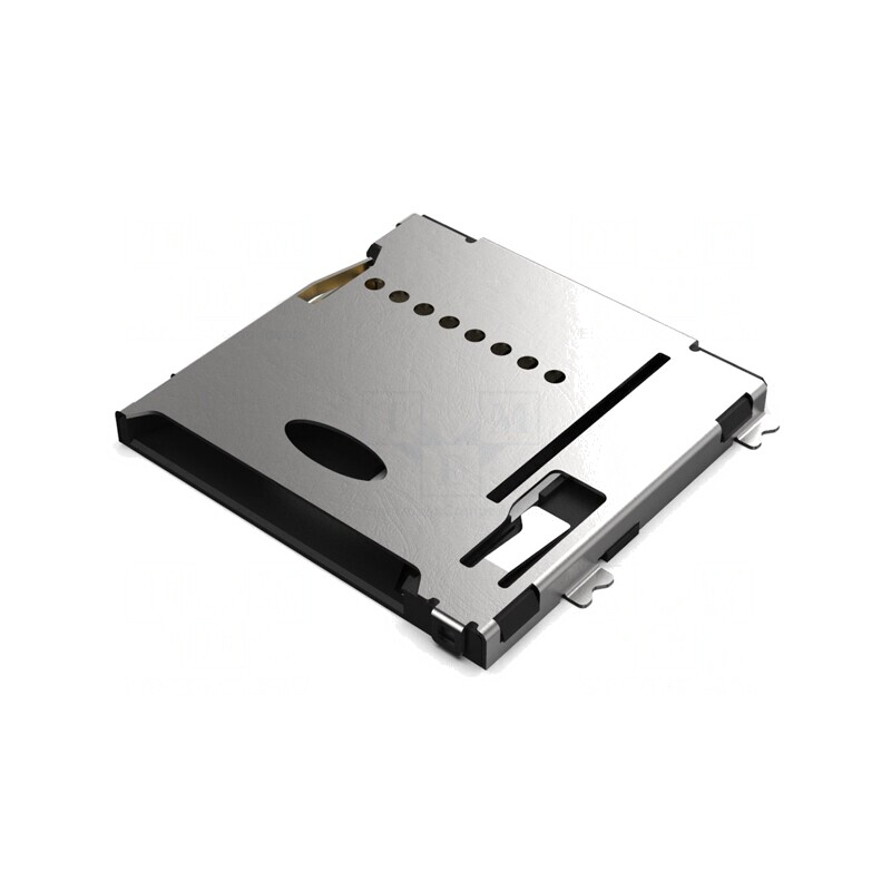 Conector microSD SMT 8 pini aurit 1,4mm | Electronic-mag.ro | Componente Electronice