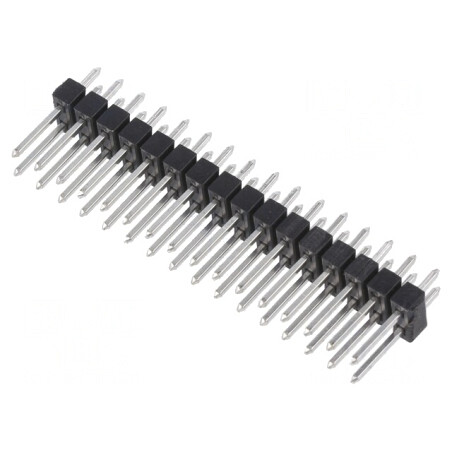 Conector Pini 2x16 2,54mm THT | Electronic-mag.ro | Componente Electronice