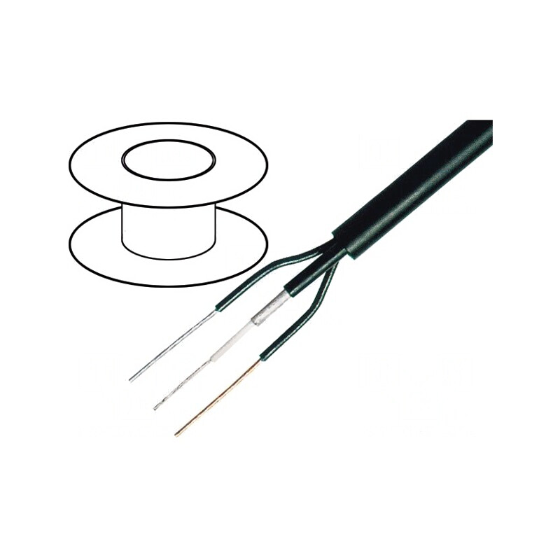 Cablu AV OFC Negru 75Ω 100m | Electronic-mag.ro | Componente Electronice