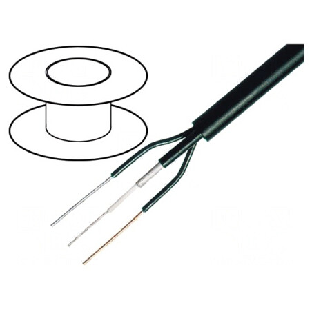 Cablu AV OFC Negru 75Ω 100m | Electronic-mag.ro | Componente Electronice